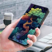 Leather Etui Phone Case For iPhone 13 12 Mini 11 Pro 12Pro 13Pro Max Coque Flip Cover Magnetic Wallet Painted Flower Deer Funda Pc + tpu&iPhone 13 Pro Max