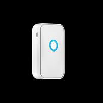 Waterproof Wireless Infrared Doorbell Sensor with Split Radar Driveway Alarm Black 2 Sensors + 2 Battery Receiver