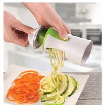 Multifunctional Vegetable Spiral Cutter Slicer Easy Clean Dishwasher Safe Kitchen Tool for Home Cooking Salad Prep one size beige