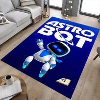 1pc Astro Bot Adventure Carpet for Playroom Bedroom Living Room Sofa Home Decor,kids Game Area Rug Non-slip Floor Mat Y7238 40cm x 60cm white