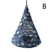 Creative Pet Cat Sleeping Hammock Bed Small Cat Basket Comfortable Hanging Cage Bed (Size:S/L) S juoda