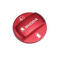 Automobilio logotipo kuro bako dangtelio apsauginis dangtelis Priedai Skoda Octavia Superb Rapid Kodiaq Karoq Fabia Kamiq Enyaq Yeti Scala VRS red