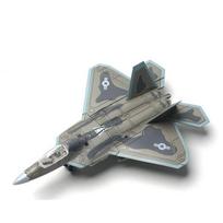 1/100 mastelio JAV 23-29 F22 modelių rinkiniai suaugusiems „Pasidaryk pats“ surinkimo kolekcijos žaislai 3D dėlionės surinkimas Plastikinio lėktuvo modelio rinkiniai statybai pilka