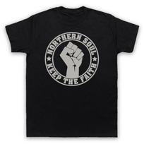 Northern Soul Keep The Faith Music 70'S Dancing Craze Mens And Womens T-Shirt M gray
