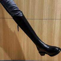 Moteriški ilgaauliai batai su kulnu Moteriški madingi batai Moteriai Madingi Žieminiai batai Elegantiški kulniukai Chelsea Moteriai Batai 40 black
