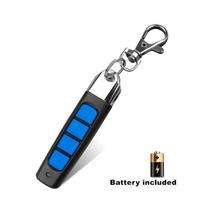 Daugiafunkcis 433 MHz bevielis nuotolinio valdymo pultas garažo vartų atidarytuvas nuotolinio valdymo pulteliu Black shell-blue ABCD black
