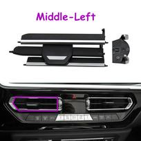 F40 F44 G20 G26 G29 G01 G02 Car Dashboard Middle Air Conditioner AC Vent Outlet Grill Repair Kit For BMW 1 2 3 4 Z4 X3 X4 Series Middle Left black