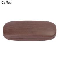 Velvet Lining Wood Grain Glasses Box Reading Eyewear Case Eyewear Protector Myopia Glasses Case kava