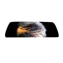 Amerikos Vėliavos Erelio Spaudinys Galinio Langelio Grafinis Lipdukas Automobilio Sunkvežimio Visureigio Van 135*36cm gray