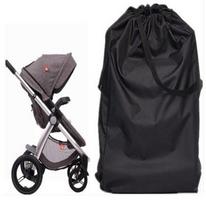 Hot-Selling Baby Stroller Dust Cover & Storage Bag, Universal Travel Check Bag, Perfect for Family Vacations & Airport Trips black