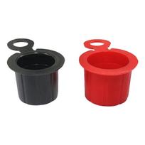 1 Pair Dust Proof Battery Protector Water Proof Insulated Cap  Automotive Battery raudona juoda spalva