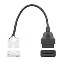 Automobilio OBD2 20 kontaktų aptikimo adapteris Diagnostikos laidas Tesla Model X / S gray