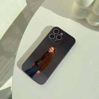Actress-Sadie Sink Phone Case For iPhone 17,16,15,14,13,12,11 Pro Max,16Plus,XS Soft Black Cover iPhone16pro gray