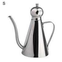 350ML/500ML/1000ML Aliejaus buteliukas Ekologiškas Atsparus korozijai Nerūdijančio plieno Nevarvantis Alyvuogių aliejaus dozatorius Reikmenys namams S gray