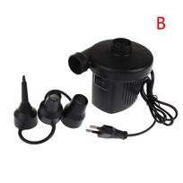Portable Electric Inflatable Pump With 3 Nozzles Air Mattress Boat Auto Air Inflatable Pump For Car Home Use Camping Inflator as the picture