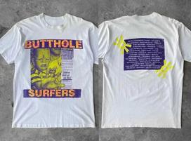 Butthole Surfers Rock Band 1993 Tour Concert Tee, Butthole Surfers T-Shirt S