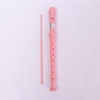 Swan ABS German Soprano Recorder for Students, 6/8-Hole, White Flute white