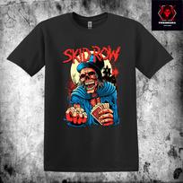 Skid Row Heavy Metal Rock Band Tee Heavy Cotton Unisex T-shirt S3XL M