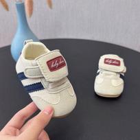 Spring & Fall New Baby Walker Shoes (0-1 Year) - Soft Rubber Sole, Anti-Drop, Anti-Slip for 3-12 Months L: Inner Length 13cm (10-15 months) black