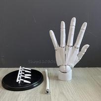 1:1 Hand Joint Finger Bionic Action Figure Left Right Hand Simulation Draw Sketch Art Painting Anime Body Movable Hand Model no box black