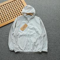 Mens Loose Lightweight Breathable Sun Protection Hooded Casual Sports Jacket M balta