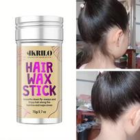 Plaukų vaško lazdelė vaško lazdelė plaukams perukai Edge Control Slick Stick Hair Pomade Stick Neriebus plaukų formavimo vaškas, skirtas Fly Away ir Edge Control garbanos plaukams 75g gray