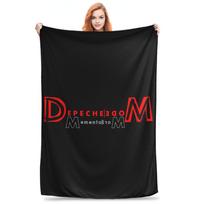 Depeche Cool Mode Heavy Metal Rock Band Blanket Portable Flannel Sofa Throw Blanket for Couch Bedding Throws Bedspread Quilt Size: 75*100cm, Weight: 230 GSM