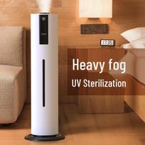 8L Smart Floor-Standing Humidifier: Silent Large-Capacity Aroma Diffuser for Bedroom Smart WiFi balta