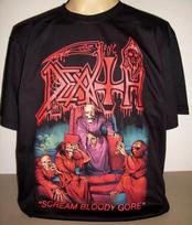 Death Scream Bloody Gore T-Shirt Size S-5Xl Metal Band Grindcore New Unisex T-Shirt XXXL brown