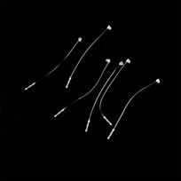 1000Pcs Nylon Cable Ties Strung Garment Clothes Luggage Price Display Tags Cards Labels A2 black