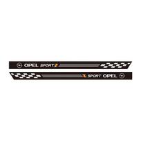 Creative Car Emblem Decals Auto Body Side DIY Styling Waterproof Stickers For Opel Corsa D Astra Mokka Adam DX Auto Accessories Bj5