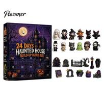 Halloween Surprise Gift Box Advent Calendar 2026, 24 Days Countdown with for Collectible Mini Figures, Spooky Doll Figurines Kids, Party Favors C