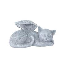 No odor High Quality Memorial Stone Ornaments Angel Dog Statue Cat Figurine Pet Tombstone Sculpture Cat