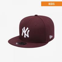 New Era Vaikams MLB New York Yankees Pagrindinis Snapback Bordo 15151434kku Maroon/FREE(YOUTH LARGE) black