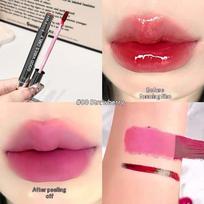Cappuvini Lip Stain Tint Peel Off Mocha Brown Makeup Tear-Off Dye Lipstick Waterproof Matte Rose Long Lasting Lip Gloss Cosmetic