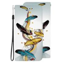 I17e/i16e Case for Capa Apple IPhone 17e 16e Fundas Cartoon Flower Leather Case for IPhone 17e 16e Phone Case Wallet Cover Coque iPhone17e white