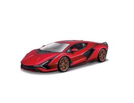 Bburago Lamborghini Sian FKP 37 Diecast Model Race Sports Car 1/18 red