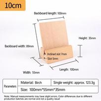 with Backboard Desk Calendar Stand Multifunctional Photo Card Holder Name Card Rack  Table Number 10cm backboard beige