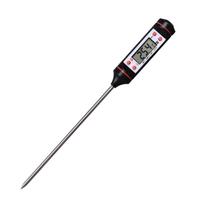 Digital Meat Thermometer Cooking Food Kitchen BBQ Probe Water Milk Oil Liquid Oven Digital Temperaure Sensor Meter Round tube packaging juoda