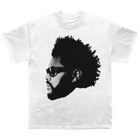 The Weeknd Starboy Face Graphic T-shirt Men Women Streetwear Oversized Y2k Casual Loose Short Sleeve Unisex Tee Shirt Female Male Clothing 4XL white