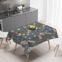 William Morris braškių vagies dizaino staltiesė Arbatos kavos staliuko uždangalas Vandeniui atsparus audinys Sieninis viryklės stovas Banketas Namų dekoras 54*72inch(137cm*183cm） gray