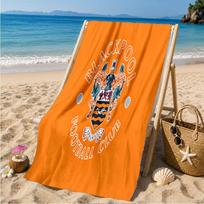Blackpool Football Club Crest Beach Towel Microfiber Beach Towel, Lightweight and Quick-Dry, for Summer Travel, Swimming Pool Fan Birthday Gift 70cmx140cm(27x55inch)
