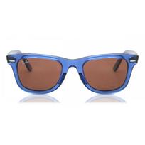 Ray Ban Rb2140 Wayfarer 6587c5 Unisex Sunglasses Transparent Blue/50 brown