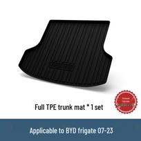 TPE Car Floor Mats for 2023 BYD Frigate 07 - Eco-Friendly, Waterproof Trunk and Backrest Mats No specifications black