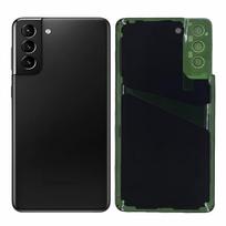 Galinio grūdinto stiklo dangtelis Durų korpuso pakeitimas Samsung Galaxy S21 Plus black