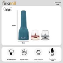 FINAMILL Electric Automatic Spice Grinder gray