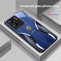 Wooden Dragon Black For Xiaomi Redmi 13C Note13 12 Pro Plus 5G Note 9 13T Pro POCO X6 F5 F6 Black Tempered Glass Phone Case Redmi NOTE 7 gray