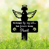 Metal Pet Memorial Garden Decoration Dog Grave Cross Outdoor Indoor Weatherproof Headstone Plaque Loss Beloved Pet 12in Graveyard Tribute Sign style2