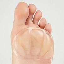 Clear Silicone Heel & Forefoot Cushion Pads Unisex Comfort for High Heels Sneakers Summer Wear (Lightweight Breathable) One size beige