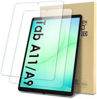 Tempered glass screen protector for Samsung Galaxy Tab A11/A9 (8.7-inch) 2023 (SM-X133/SM-X135/SM-X110/SM-X115) black